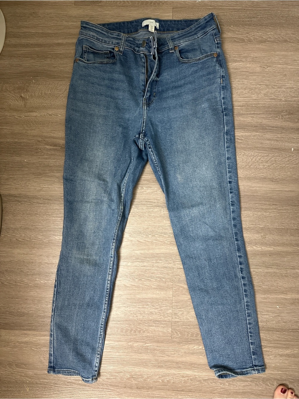 Blue Women's Stretch Slim Jeans - H&M